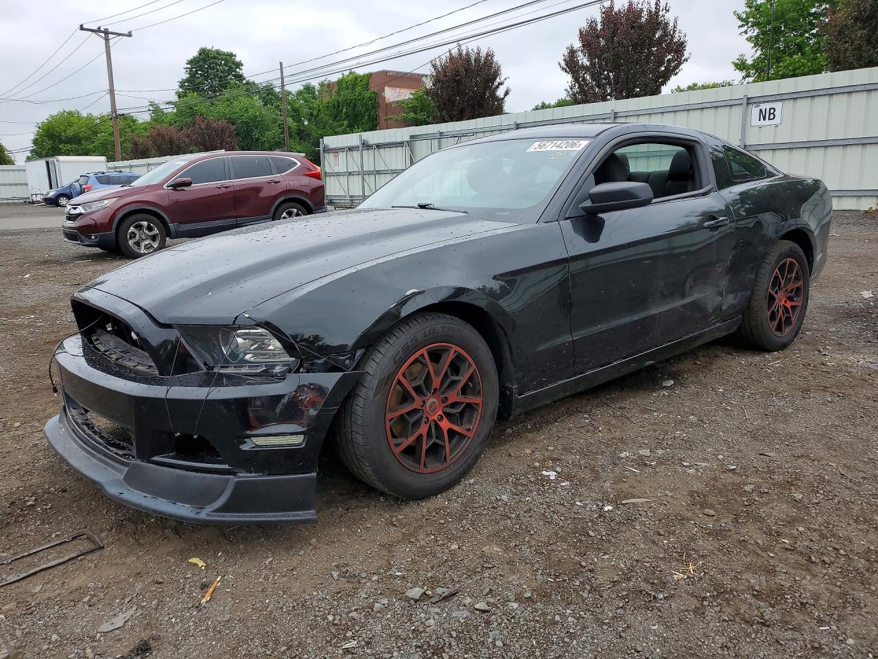 2014 Ford Mustang Black vin: 1ZVBP8AM8E5294002