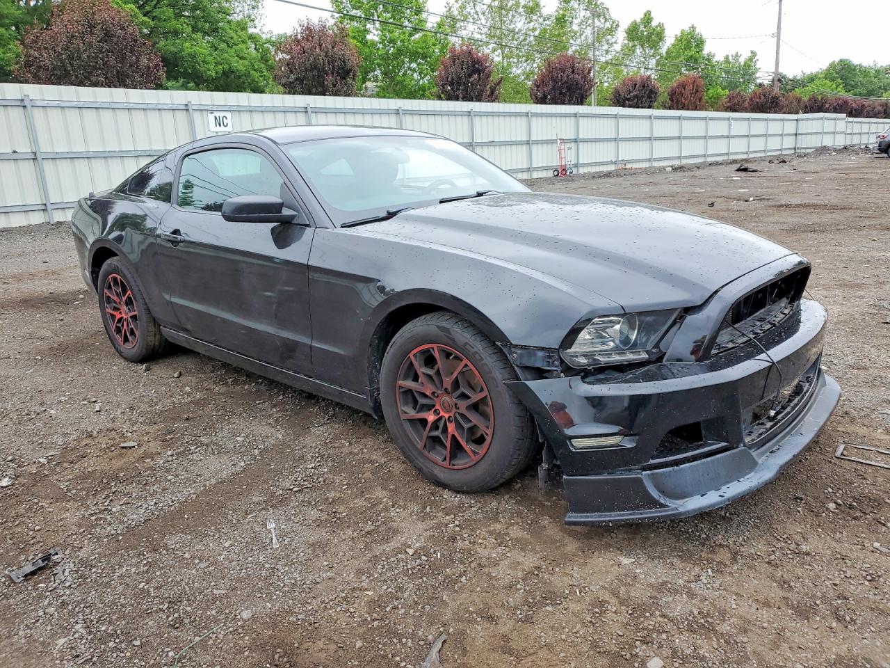 2014 Ford Mustang Black vin: 1ZVBP8AM8E5294002