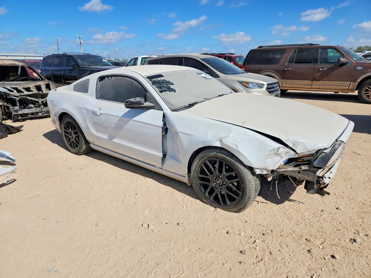 2014 Ford Mustang Белый vin: 1ZVBP8AM8E5301644