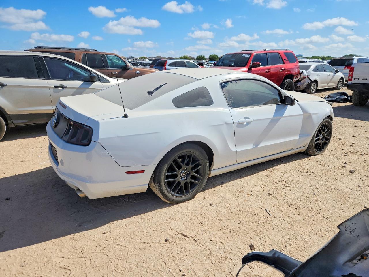 2014 Ford Mustang Белый vin: 1ZVBP8AM8E5301644