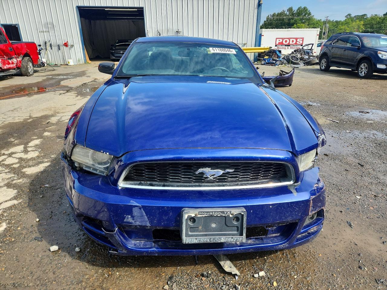 2014 Ford Mustang Blue vin: 1ZVBP8AM8E5301725