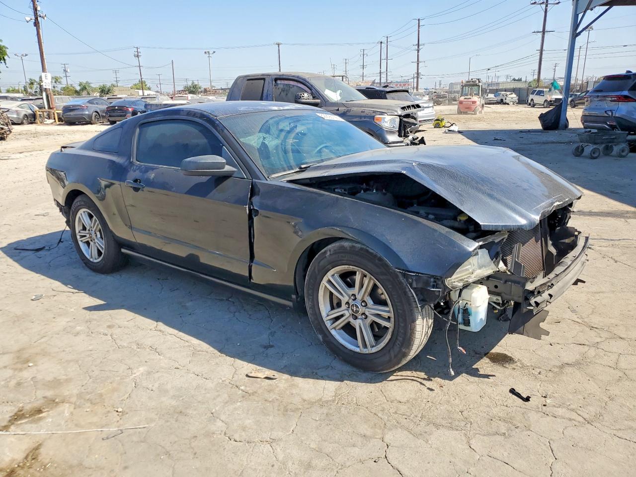 2014 Ford Mustang Black vin: 1ZVBP8AM8E5316659