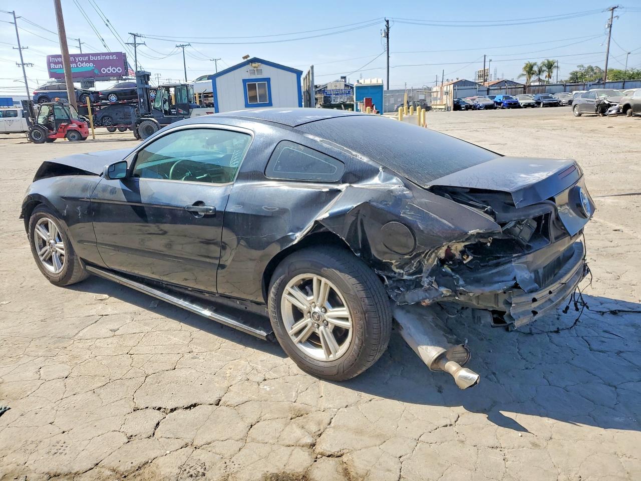 2014 Ford Mustang Black vin: 1ZVBP8AM8E5316659