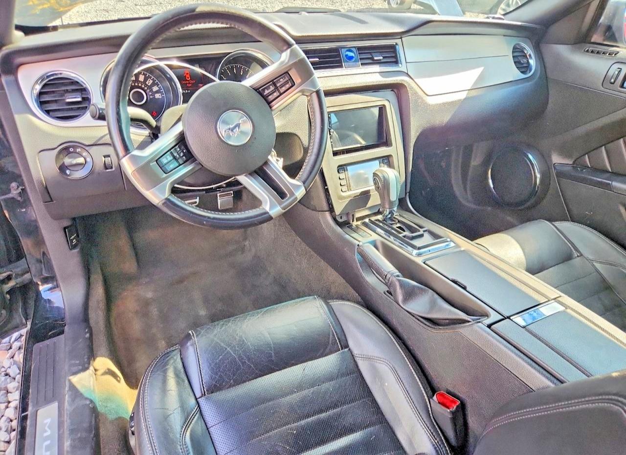 2014 Ford Mustang Black vin: 1ZVBP8AM8E5333980