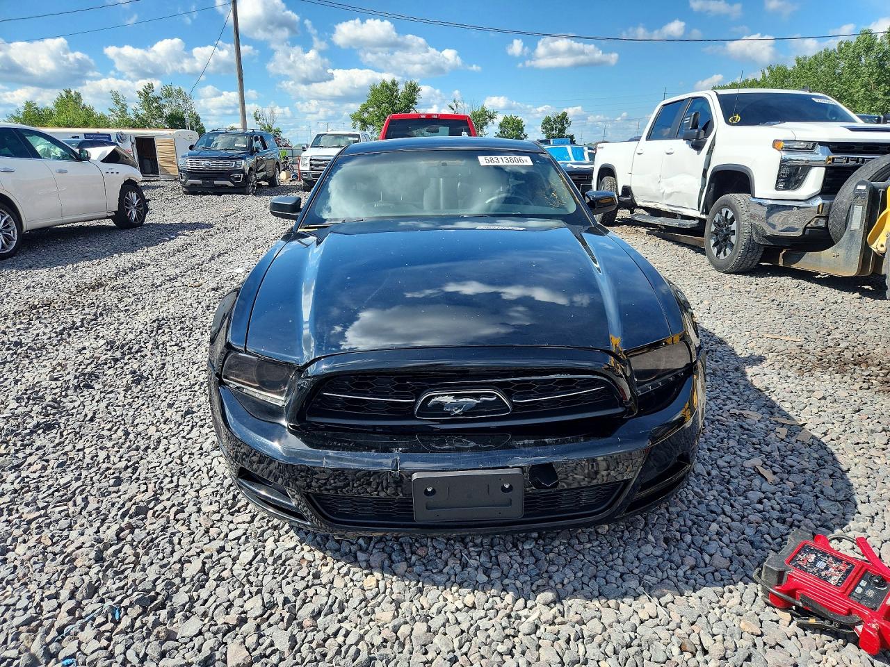 2014 Ford Mustang Black vin: 1ZVBP8AM8E5333980