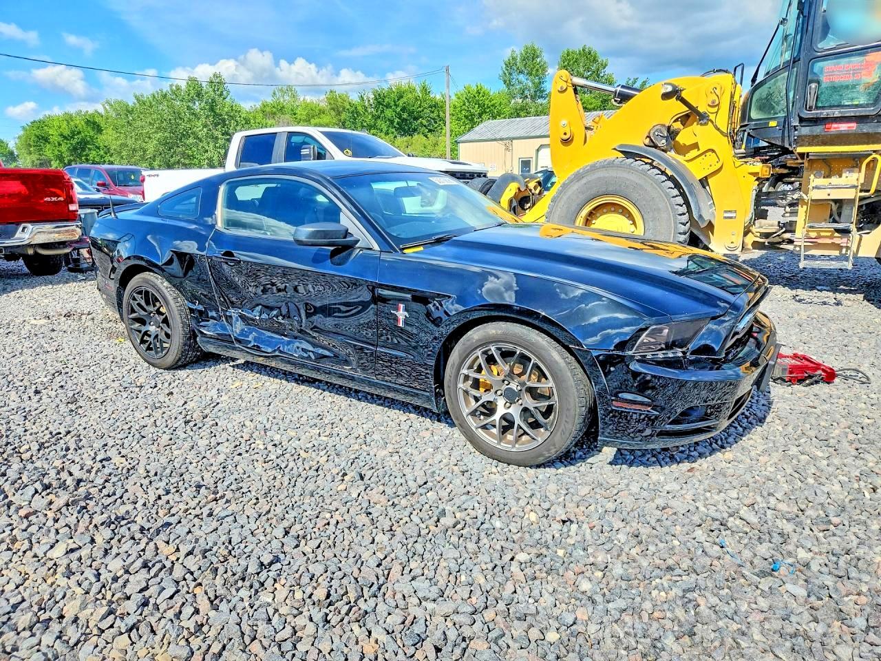 2014 Ford Mustang Black vin: 1ZVBP8AM8E5333980