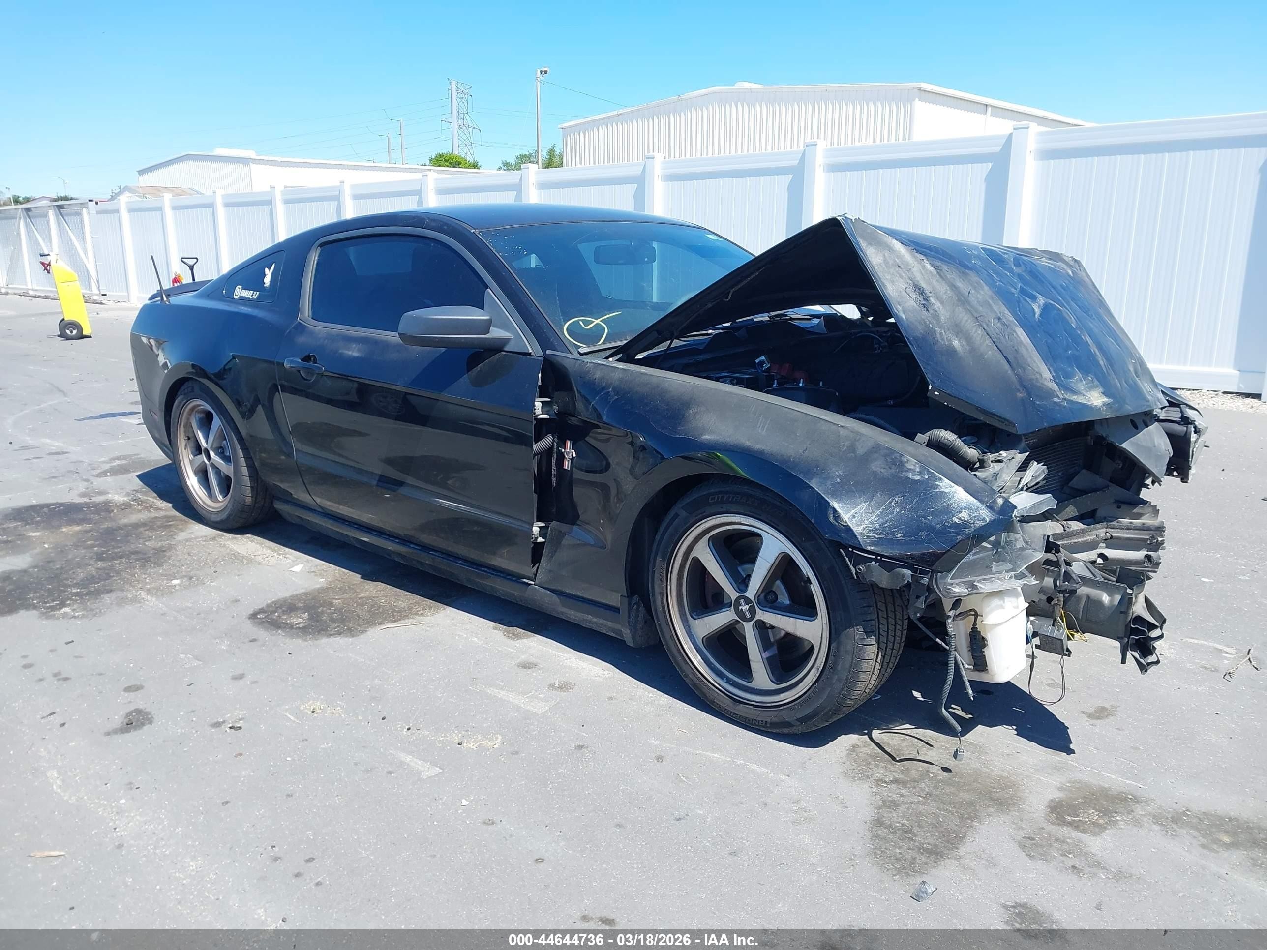 2014 Ford Mustang V6 Black vin: 1ZVBP8AM8E5334076
