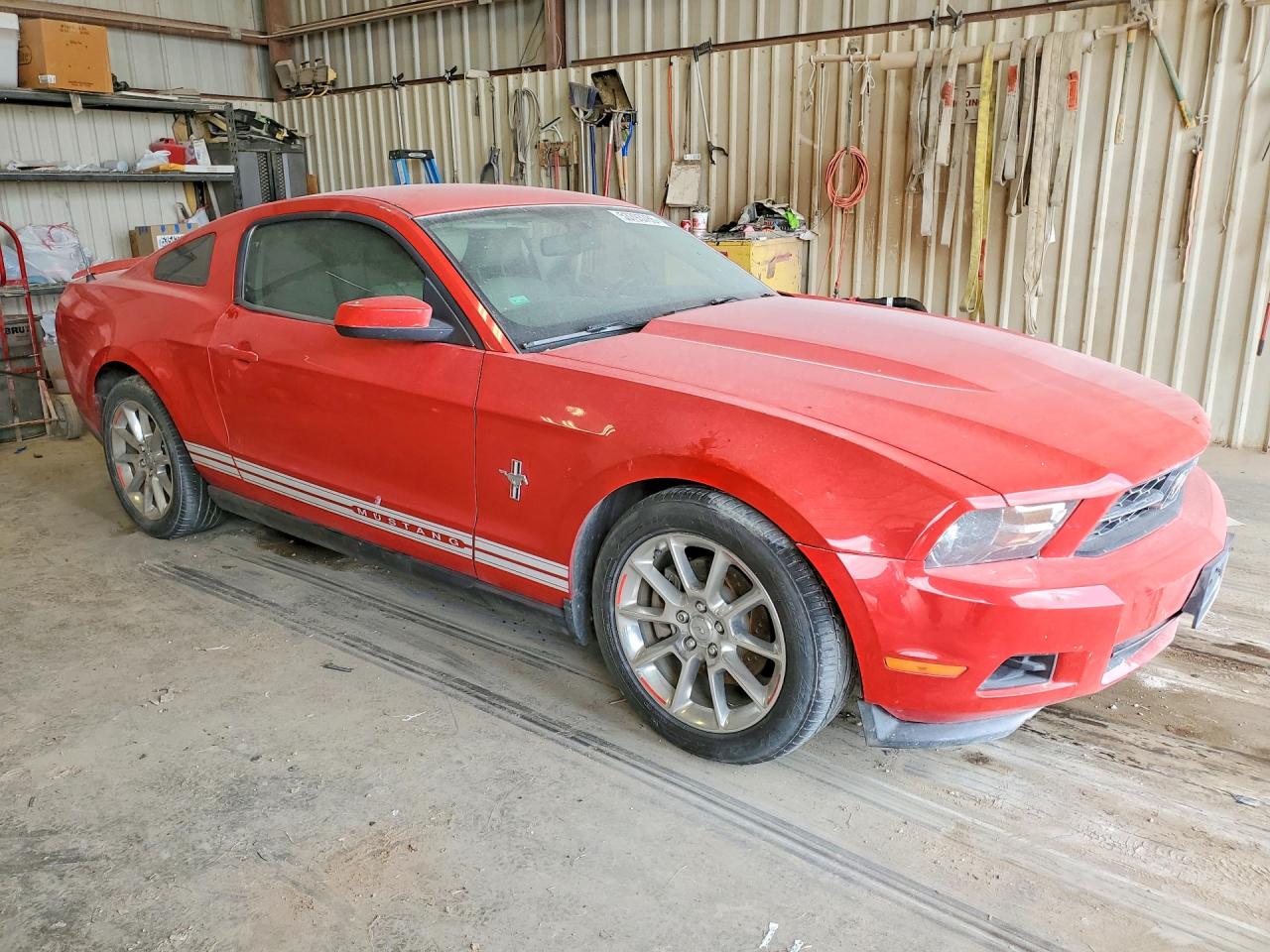 2011 Ford Mustang Red vin: 1ZVBP8AM9B5115011
