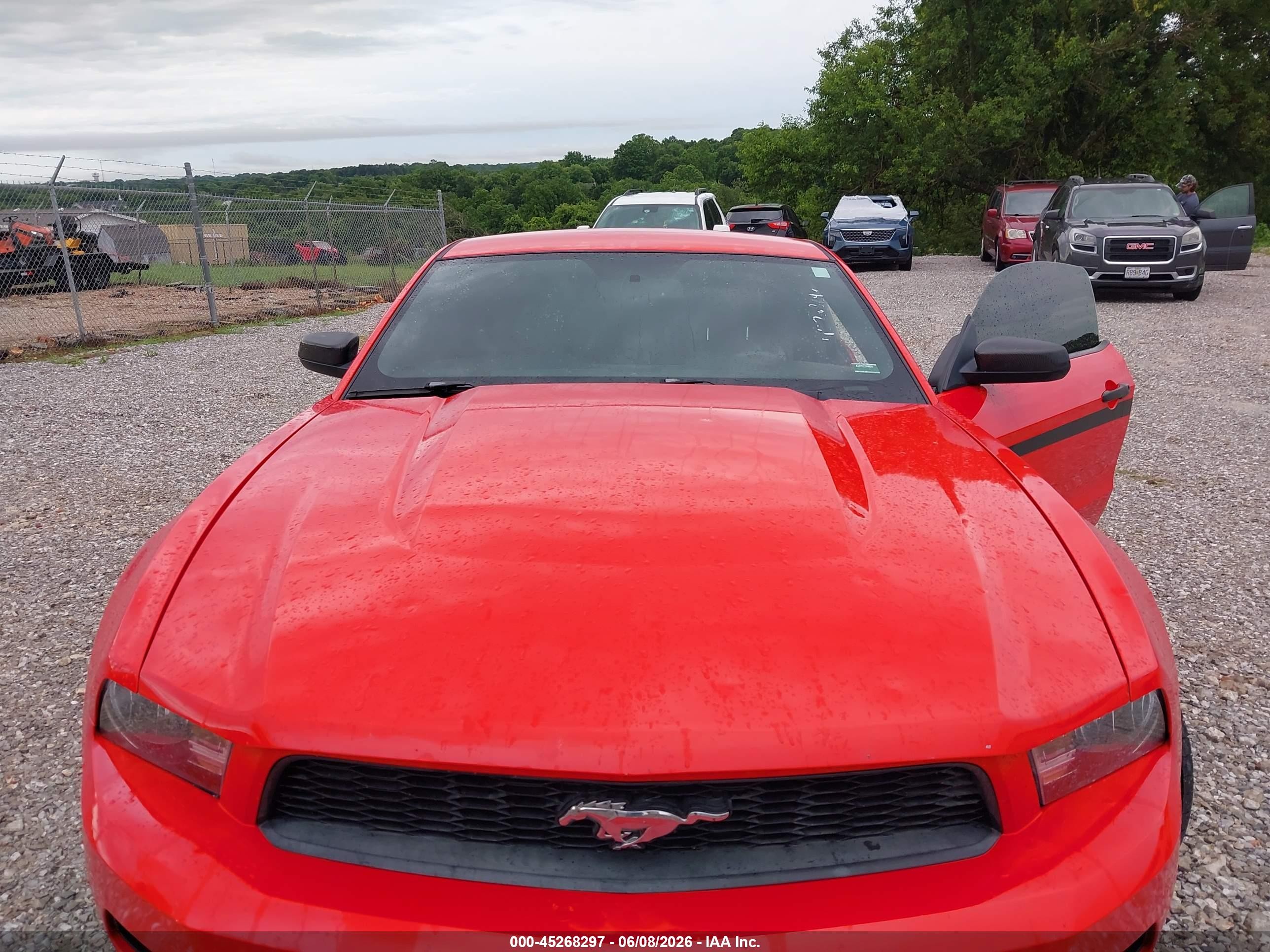 2012 Ford Mustang V6 Premium Красный vin: 1ZVBP8AM9C5209701