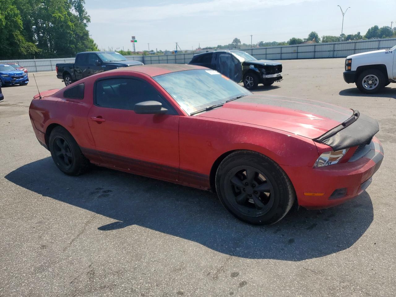 2012 Ford Mustang Red vin: 1ZVBP8AM9C5211030