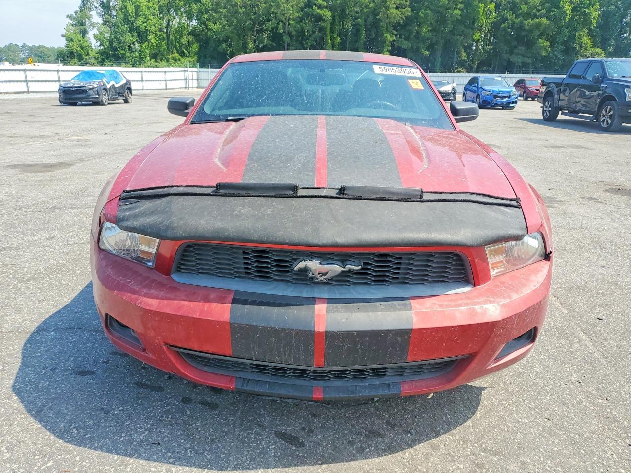 2012 Ford Mustang Red vin: 1ZVBP8AM9C5211030