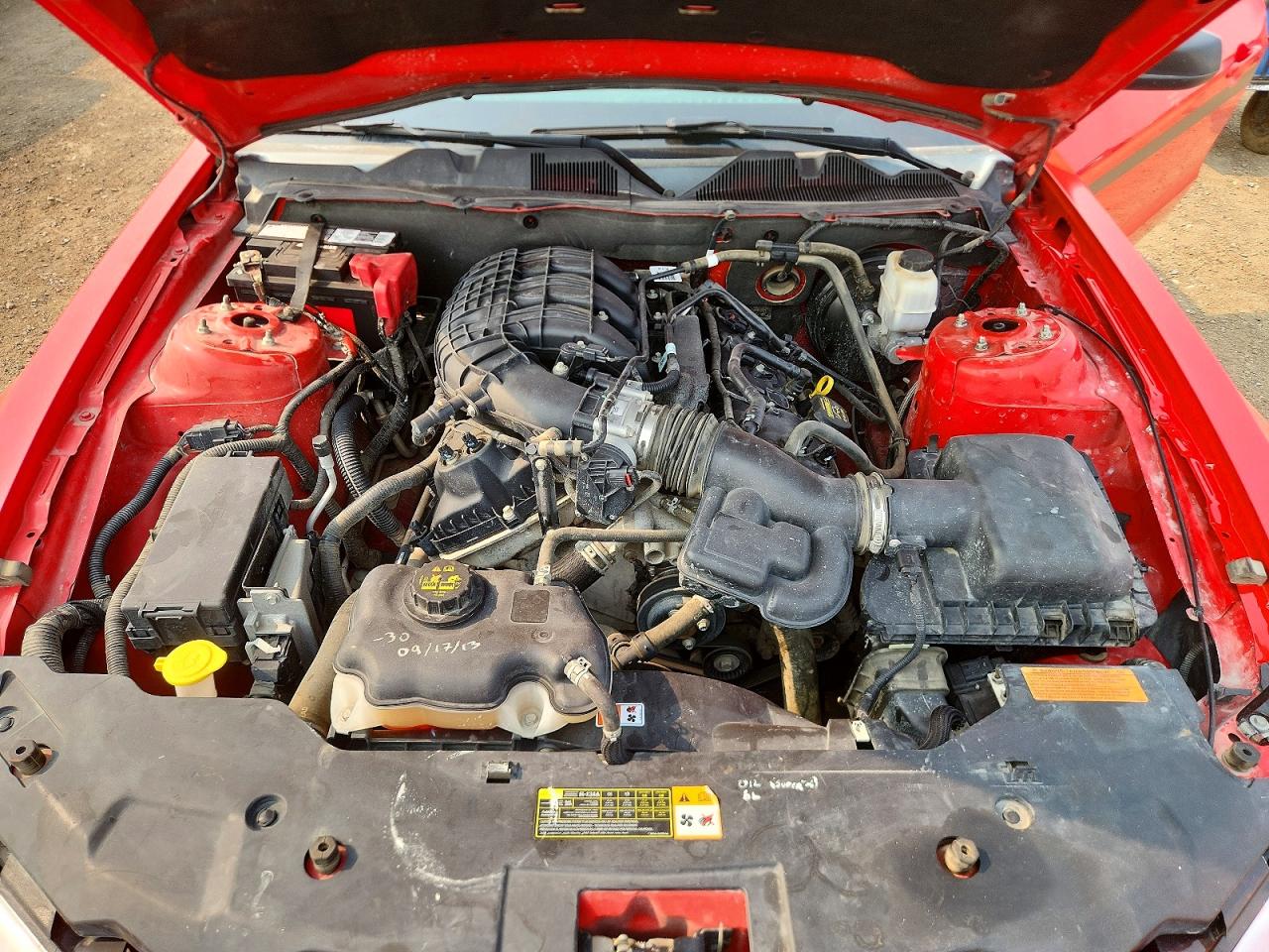 2012 Ford Mustang Красный vin: 1ZVBP8AM9C5211769