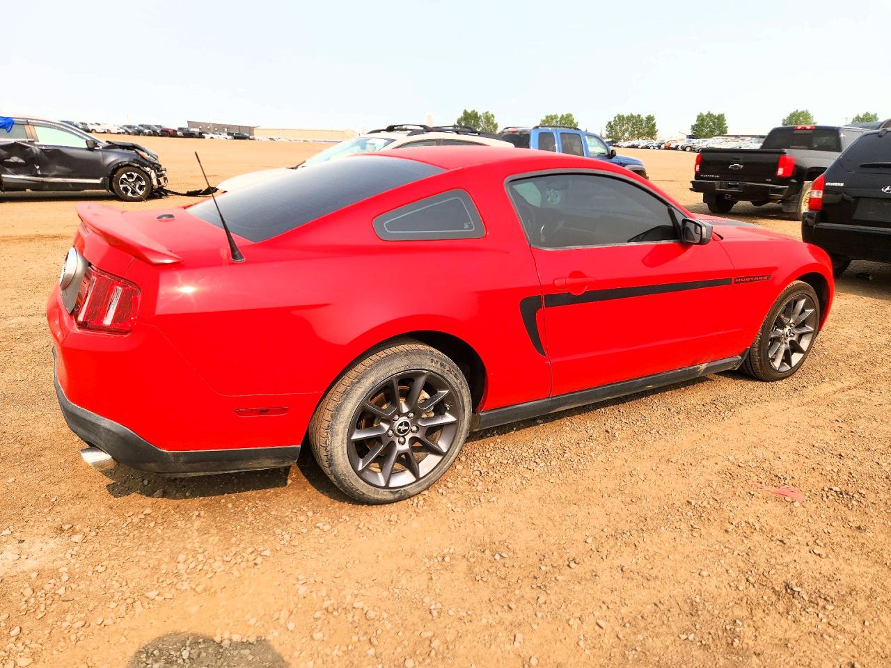 2012 Ford Mustang Красный vin: 1ZVBP8AM9C5211769