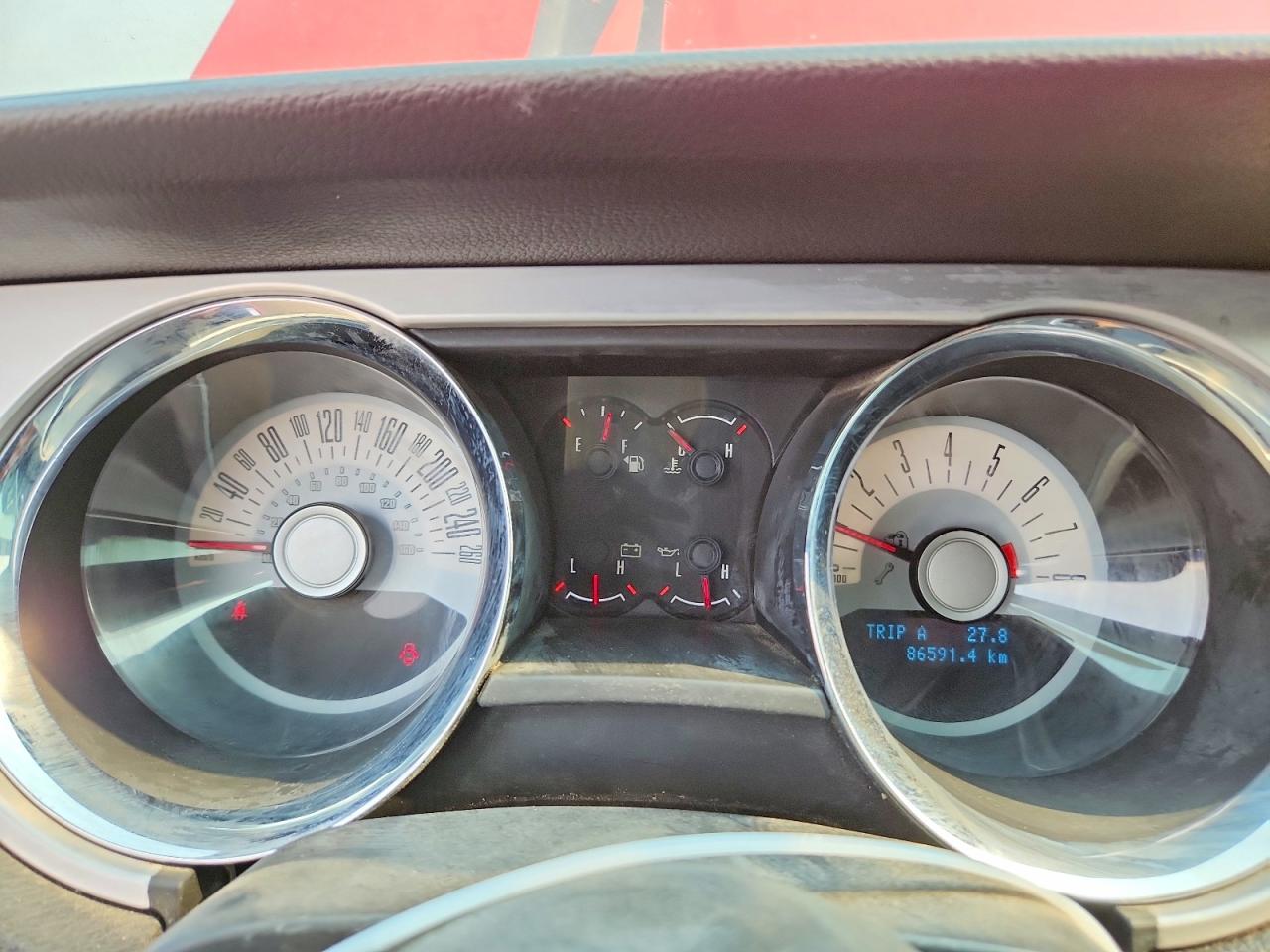 2012 Ford Mustang Красный vin: 1ZVBP8AM9C5211769