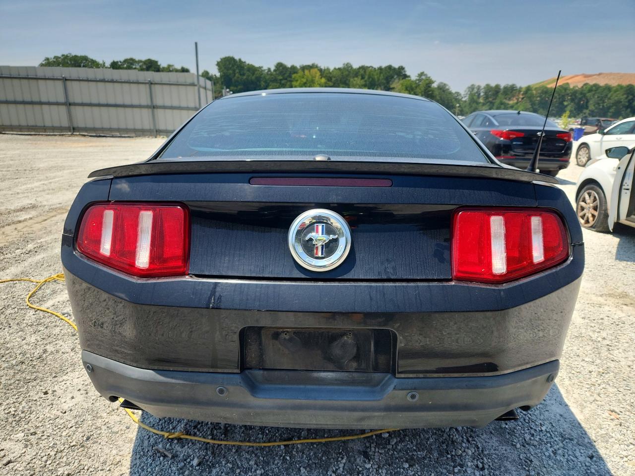 2012 Ford Mustang Black vin: 1ZVBP8AM9C5220522