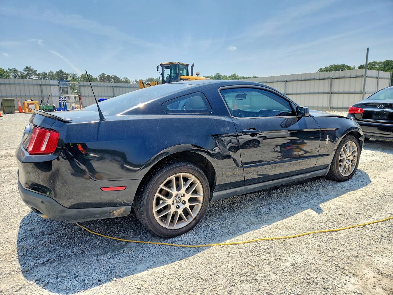 2012 Ford Mustang Black vin: 1ZVBP8AM9C5220522
