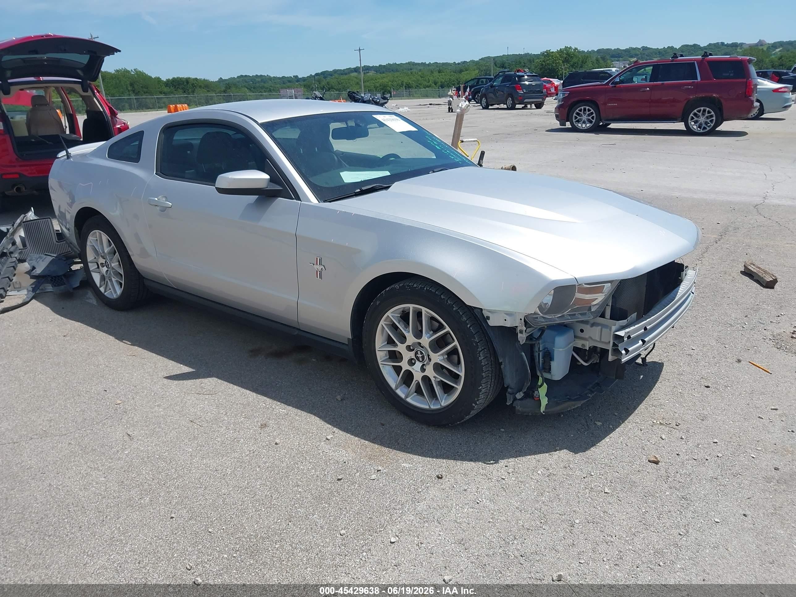 2012 Ford Mustang V6/v6 Premium Silver vin: 1ZVBP8AM9C5221721