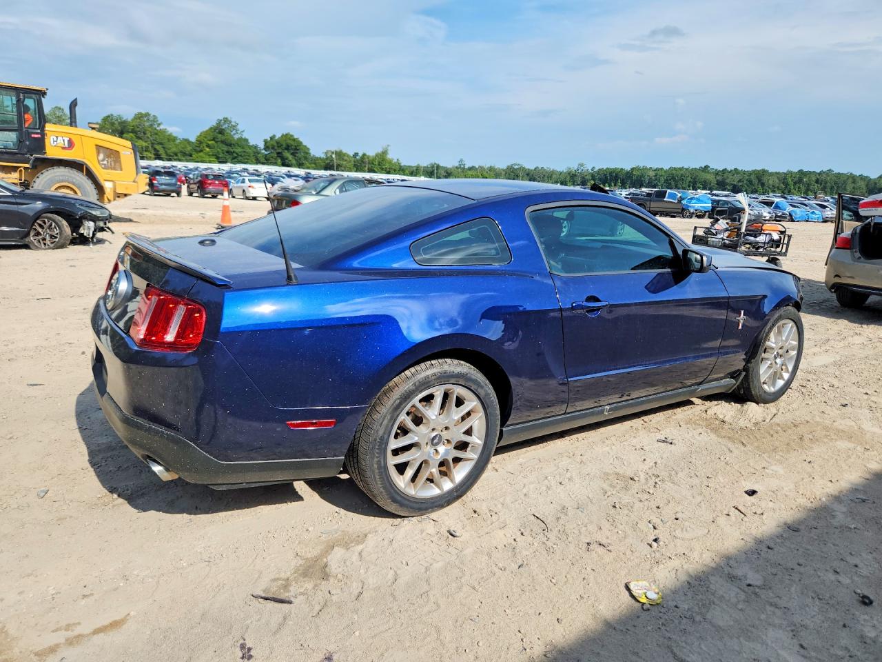 2012 Ford Mustang Blue vin: 1ZVBP8AM9C5226255