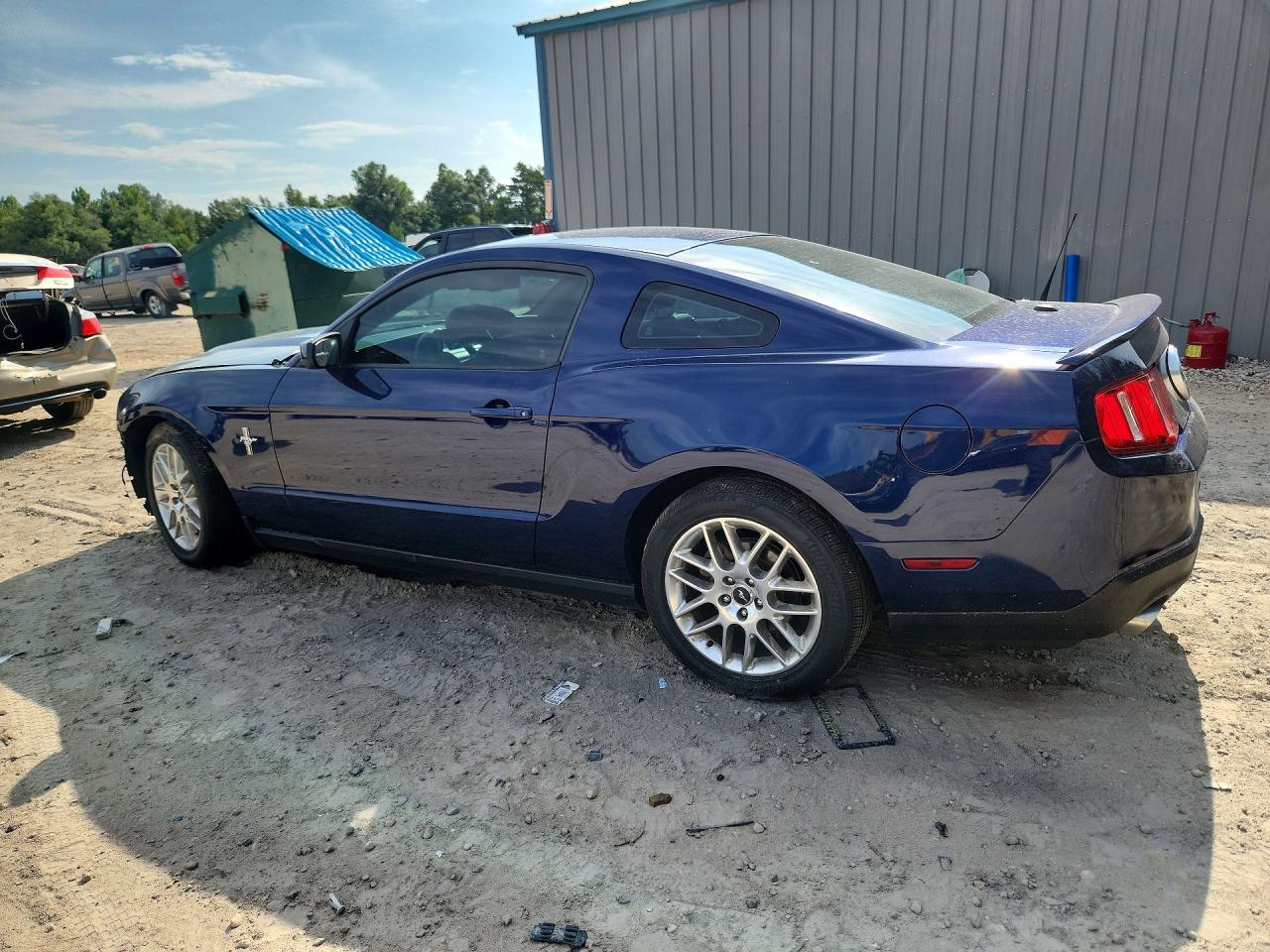 2012 Ford Mustang Blue vin: 1ZVBP8AM9C5226255
