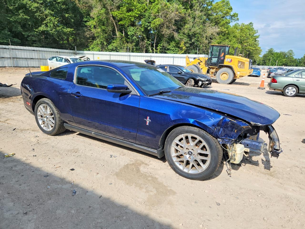 2012 Ford Mustang Blue vin: 1ZVBP8AM9C5226255