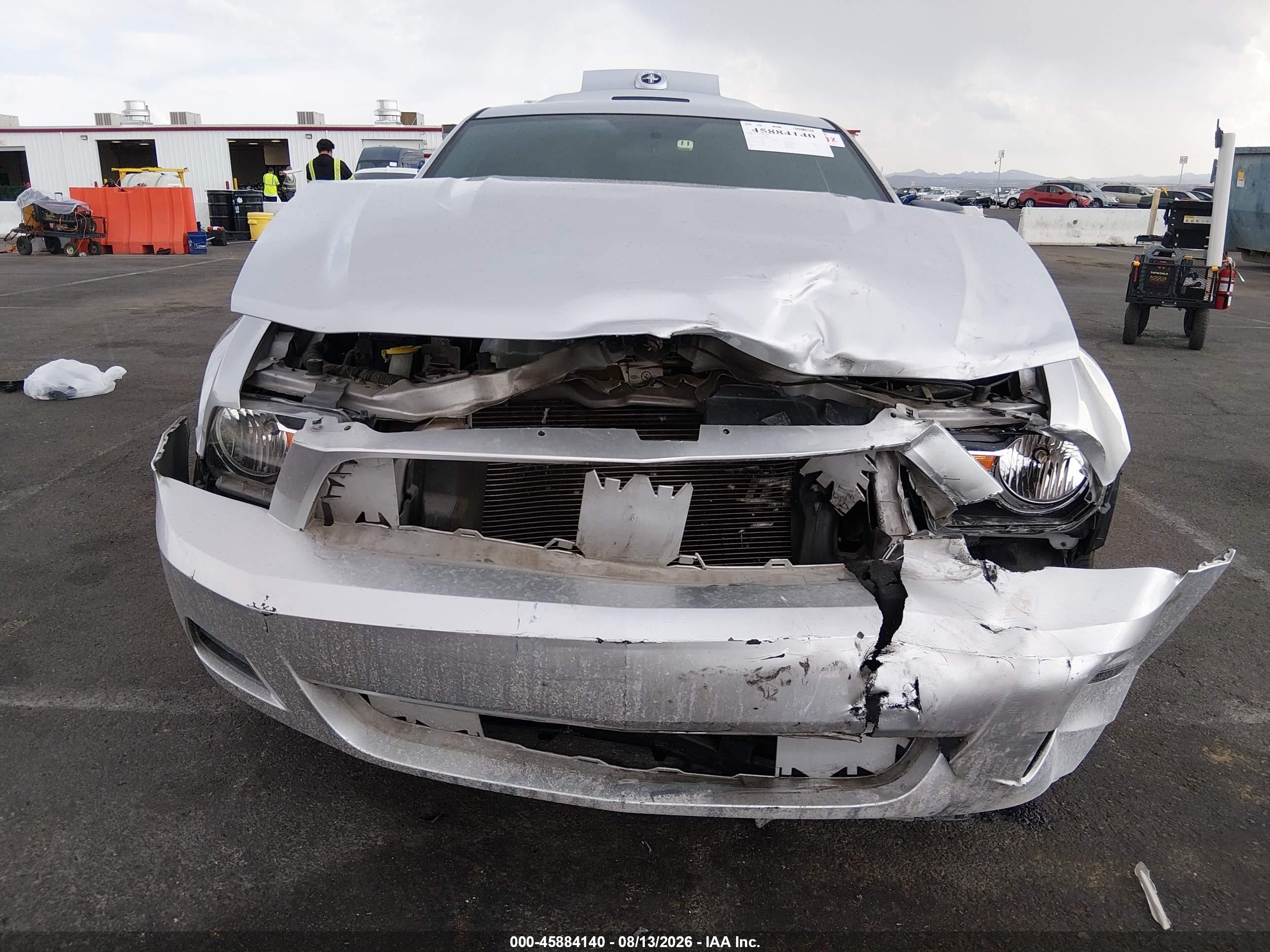 2012 Ford Mustang V6 Silver vin: 1ZVBP8AM9C5234954