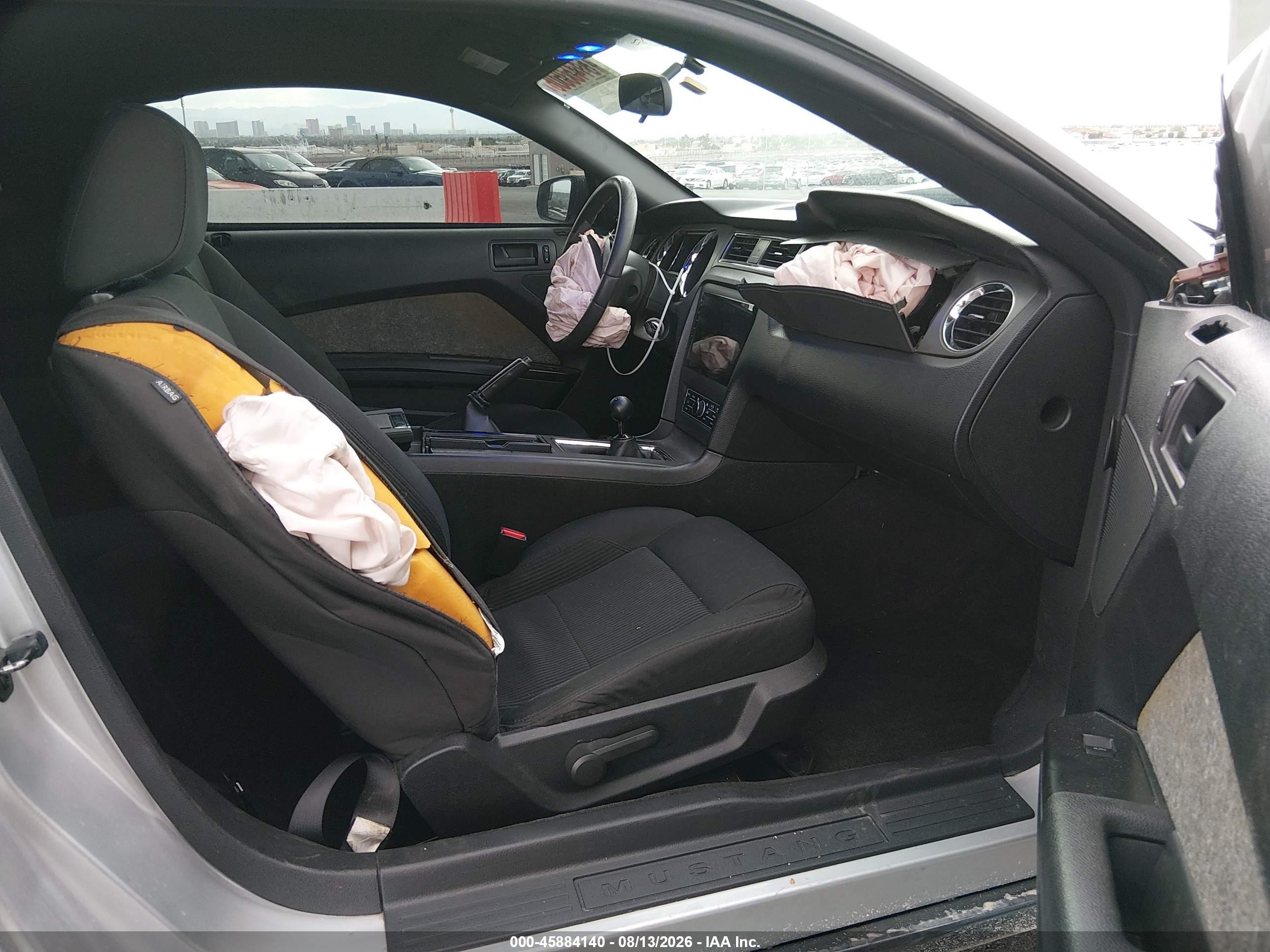 2012 Ford Mustang V6 Silver vin: 1ZVBP8AM9C5234954