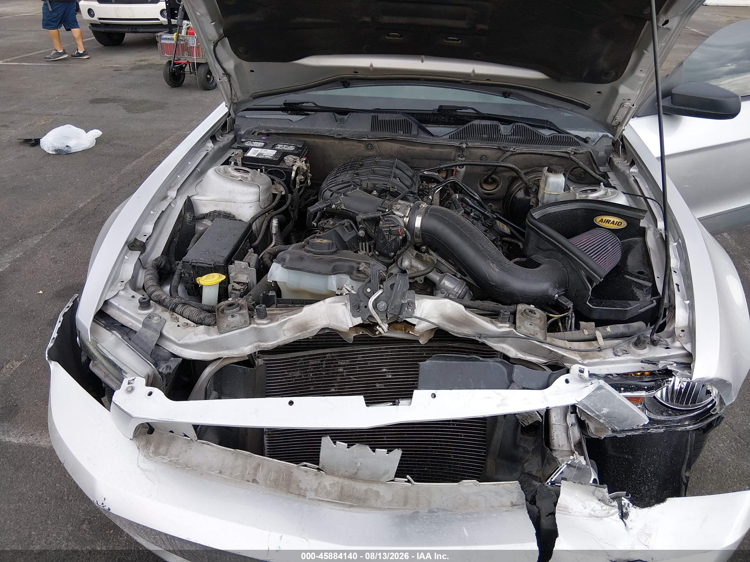 2012 Ford Mustang V6 Silver vin: 1ZVBP8AM9C5234954