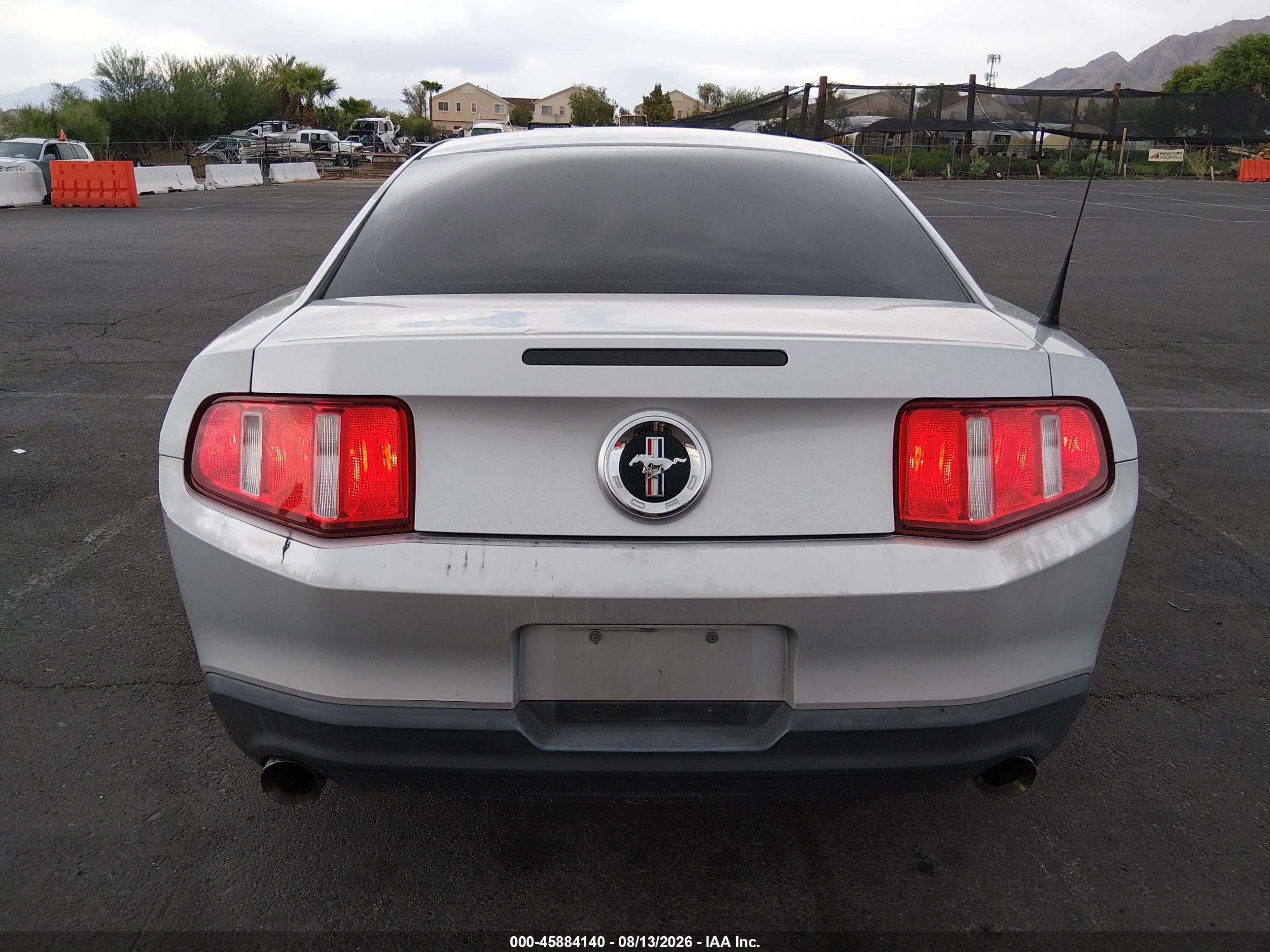 2012 Ford Mustang V6 Silver vin: 1ZVBP8AM9C5234954