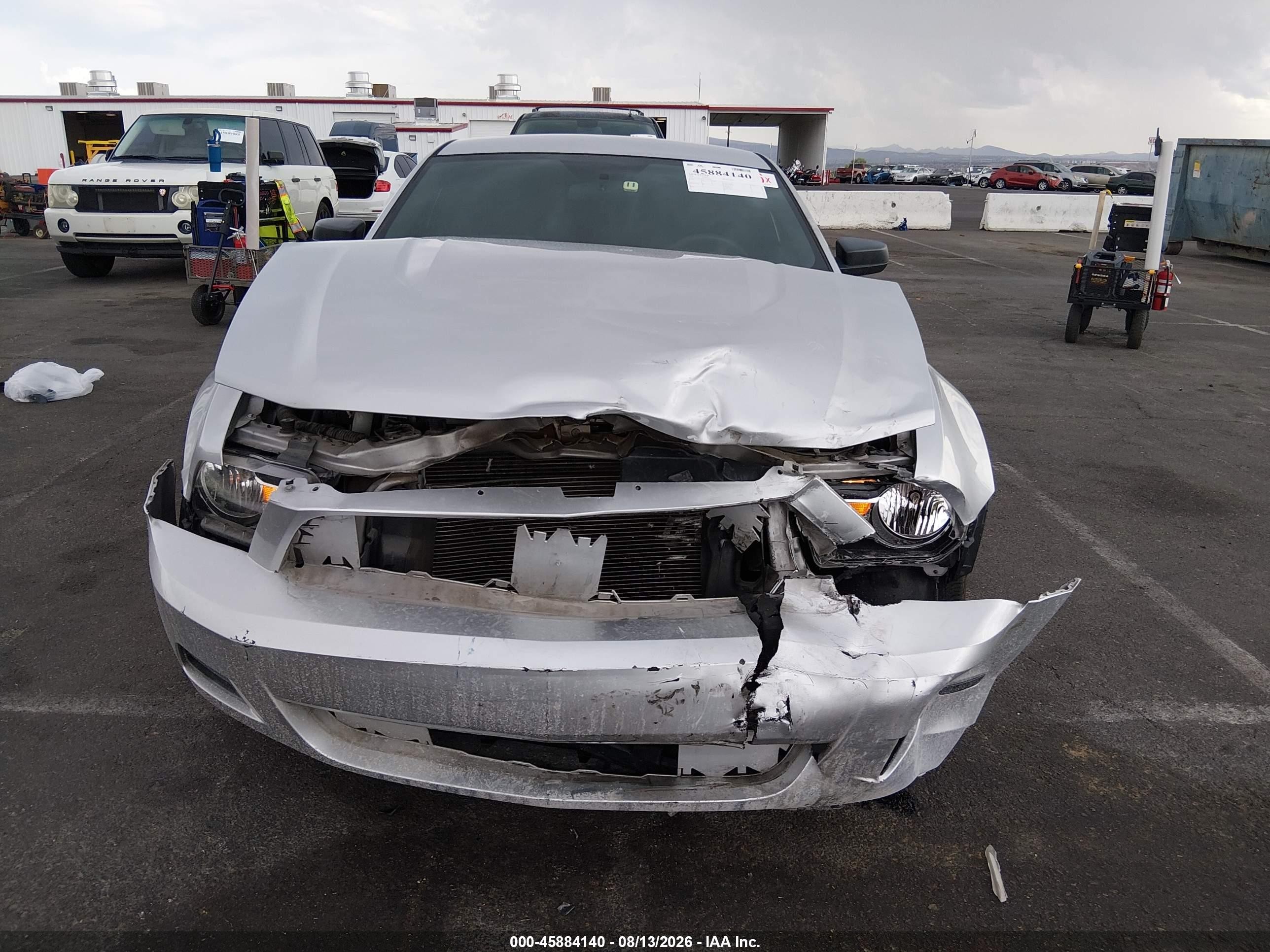 2012 Ford Mustang V6 Silver vin: 1ZVBP8AM9C5234954