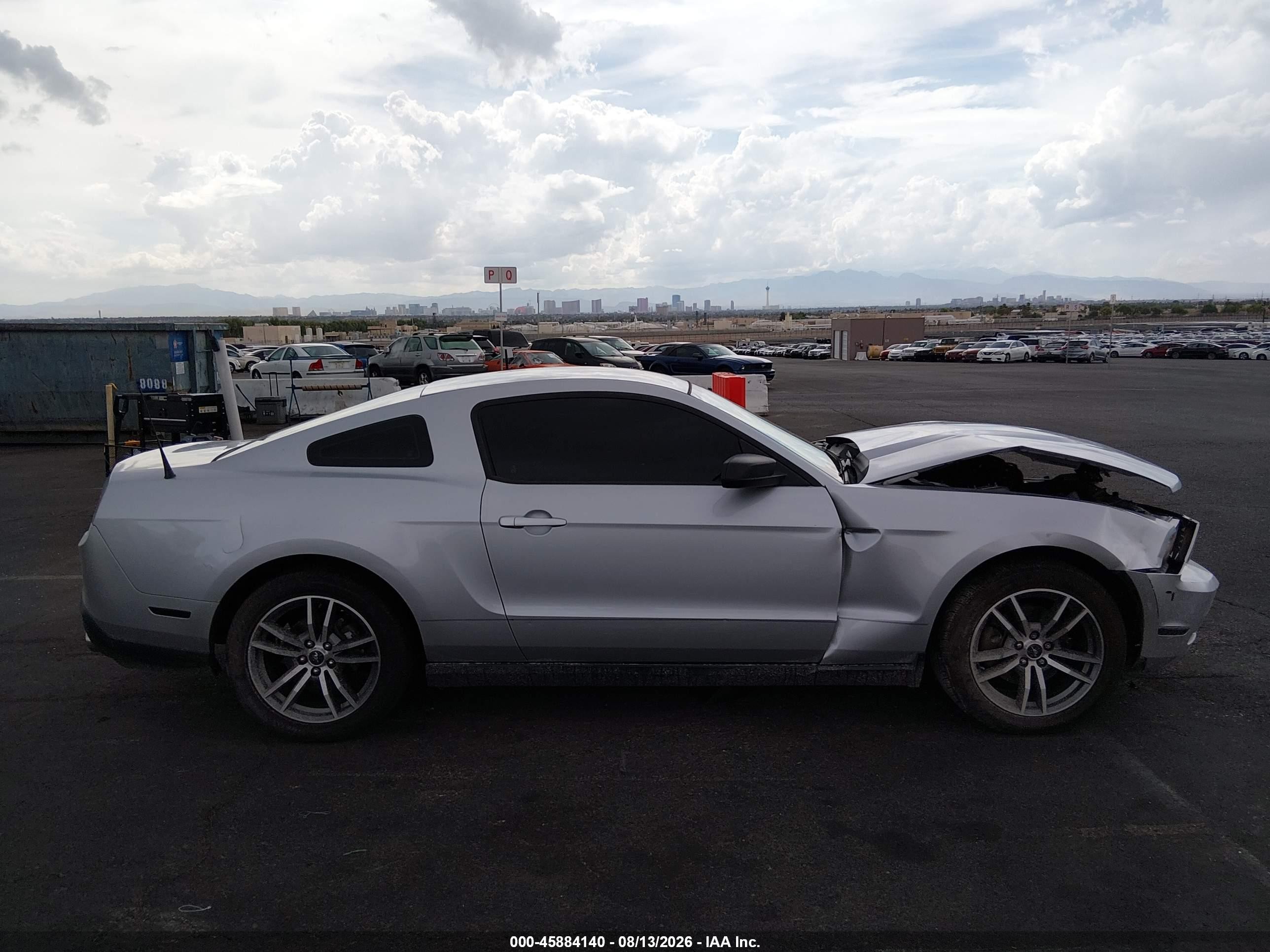 2012 Ford Mustang V6 Silver vin: 1ZVBP8AM9C5234954