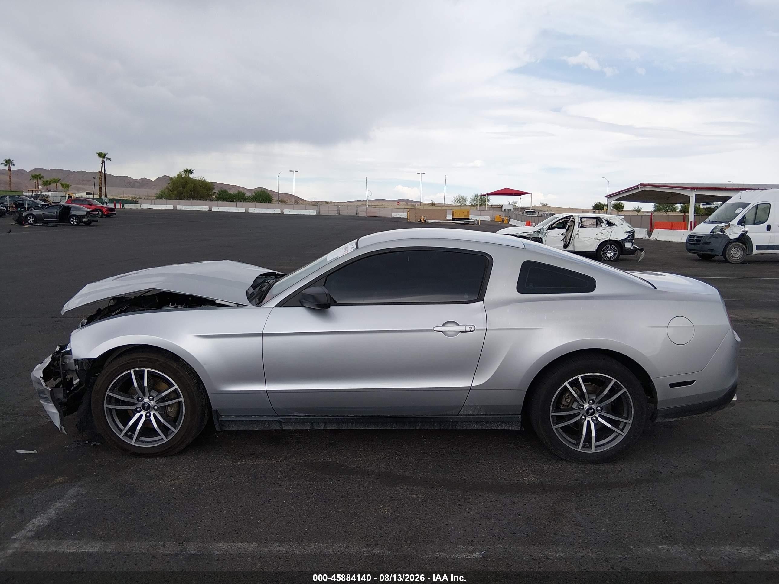 2012 Ford Mustang V6 Silver vin: 1ZVBP8AM9C5234954