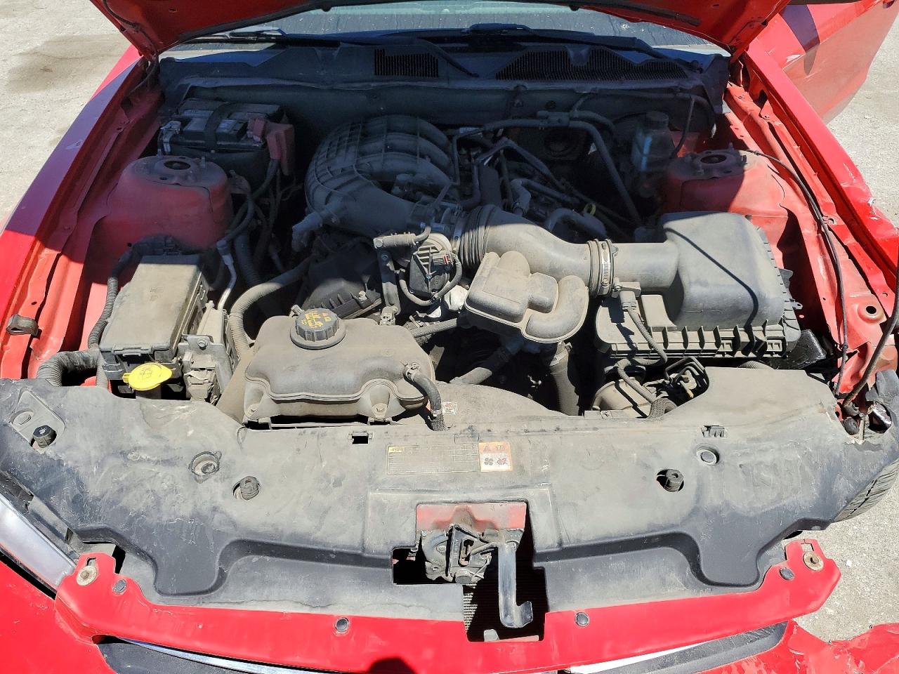 2012 Ford Mustang Red vin: 1ZVBP8AM9C5235845
