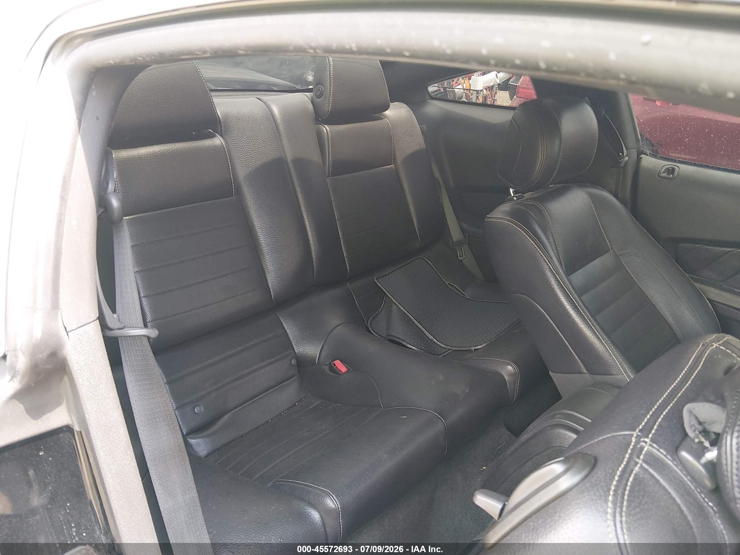 2012 Ford Mustang V6 Premium Black vin: 1ZVBP8AM9C5244643
