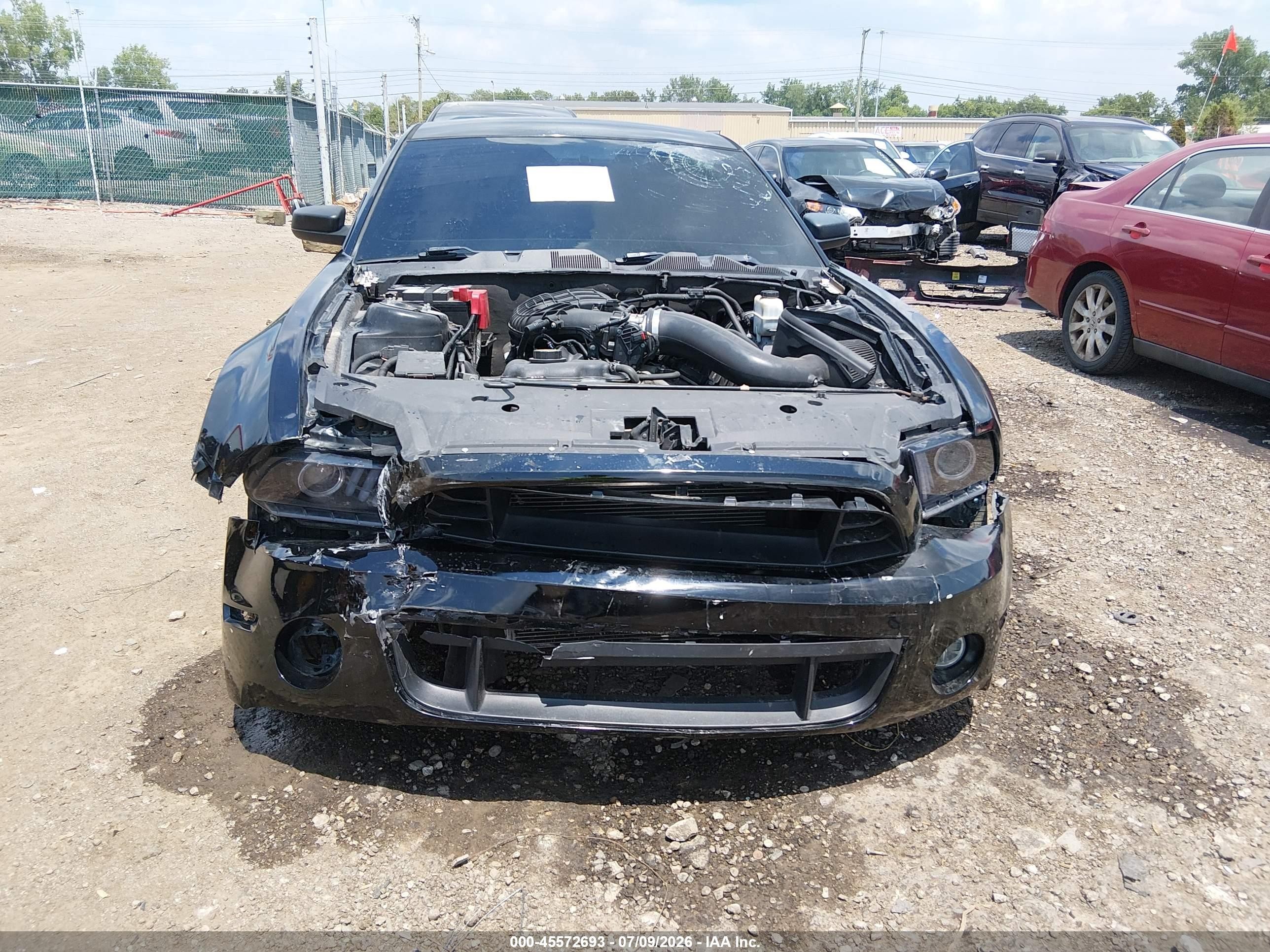 2012 Ford Mustang V6 Premium Black vin: 1ZVBP8AM9C5244643