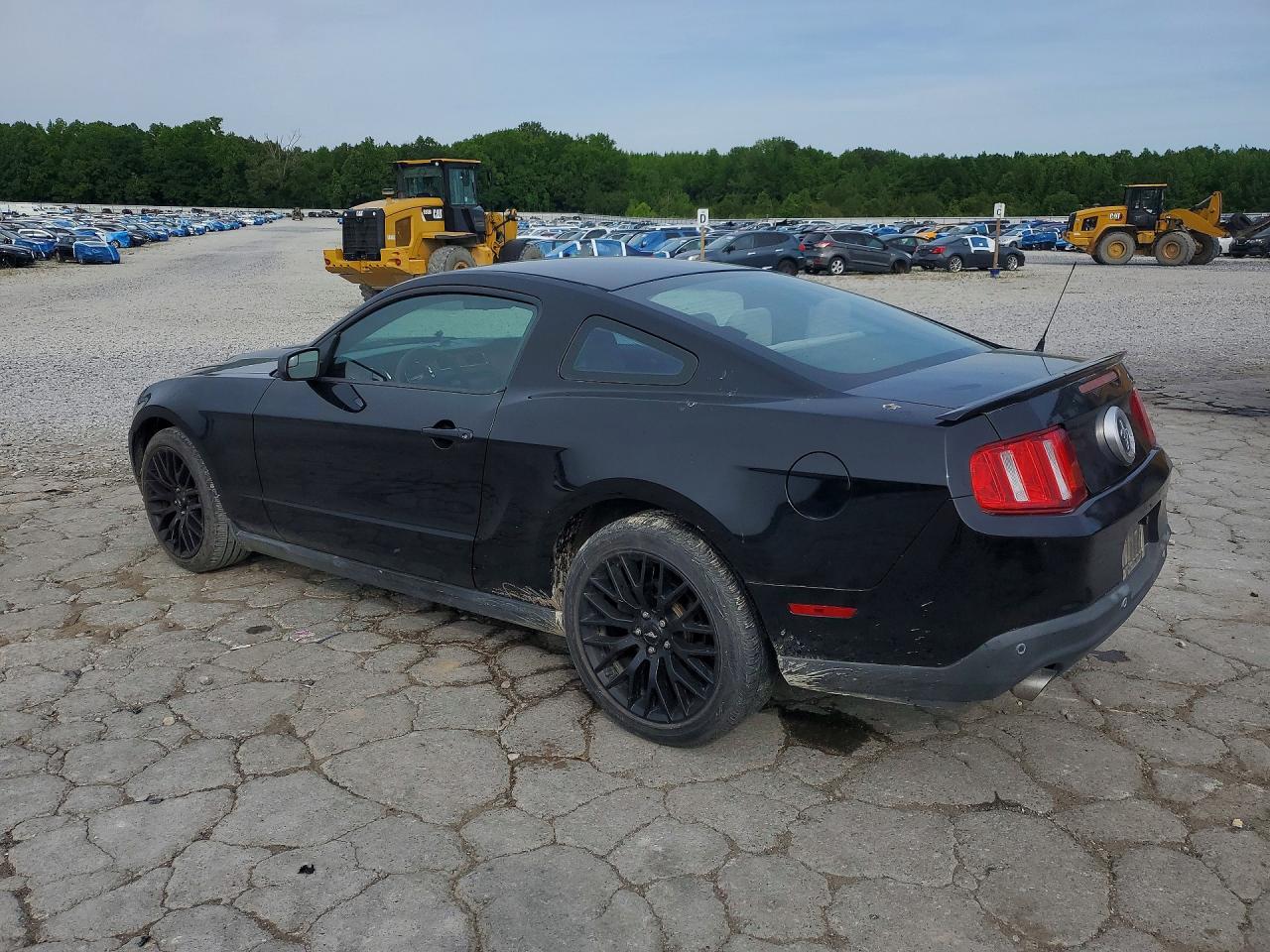 2012 Ford Mustang Black vin: 1ZVBP8AM9C5253908