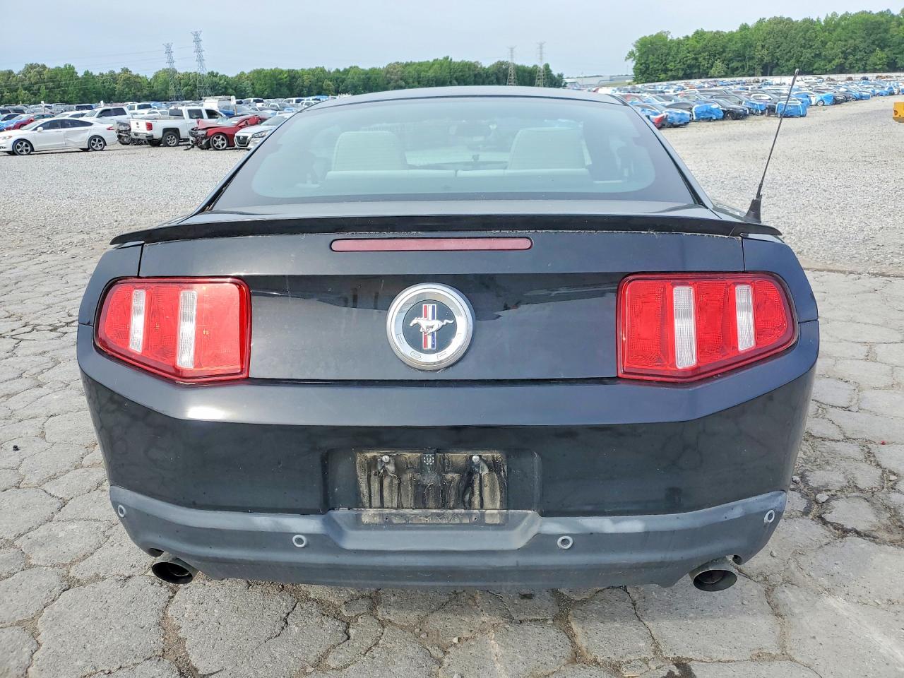 2012 Ford Mustang Black vin: 1ZVBP8AM9C5253908