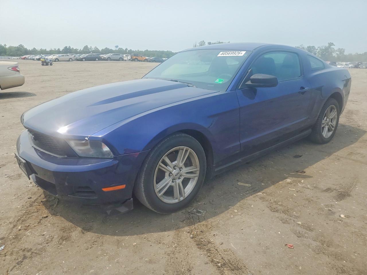 2012 Ford Mustang Blue vin: 1ZVBP8AM9C5255688