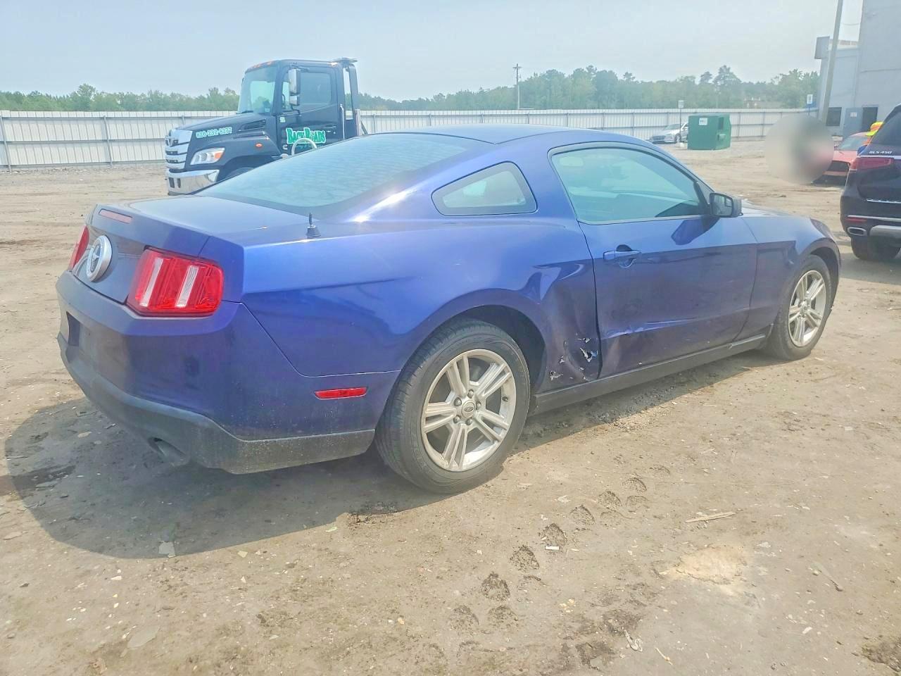 2012 Ford Mustang Blue vin: 1ZVBP8AM9C5255688