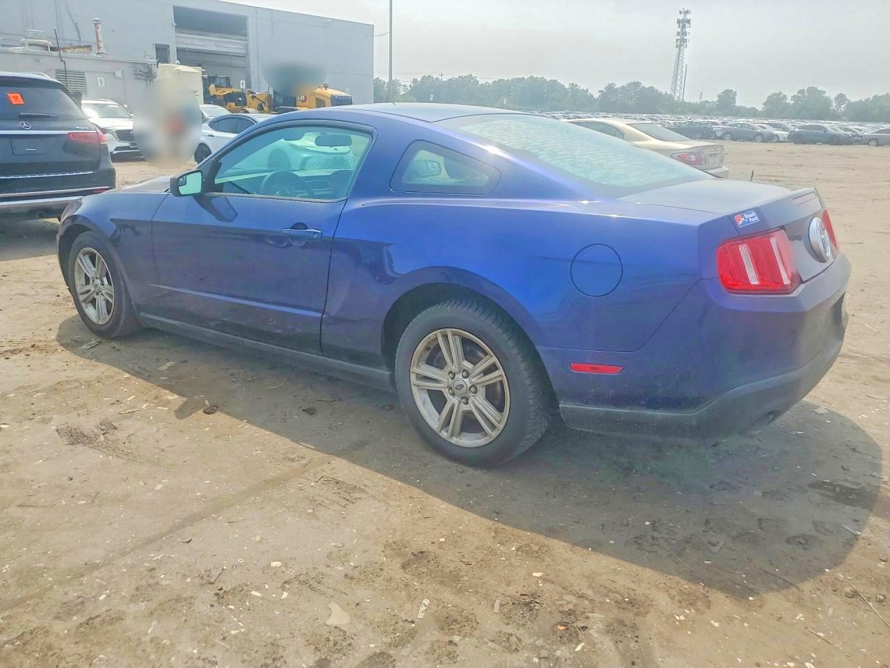 2012 Ford Mustang Blue vin: 1ZVBP8AM9C5255688