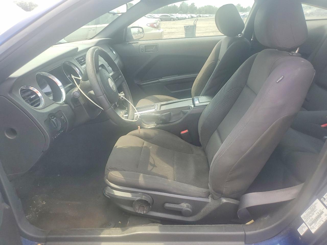 2012 Ford Mustang Blue vin: 1ZVBP8AM9C5255688