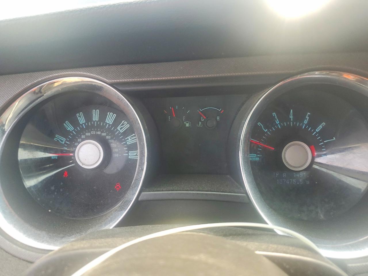 2012 Ford Mustang Blue vin: 1ZVBP8AM9C5255688