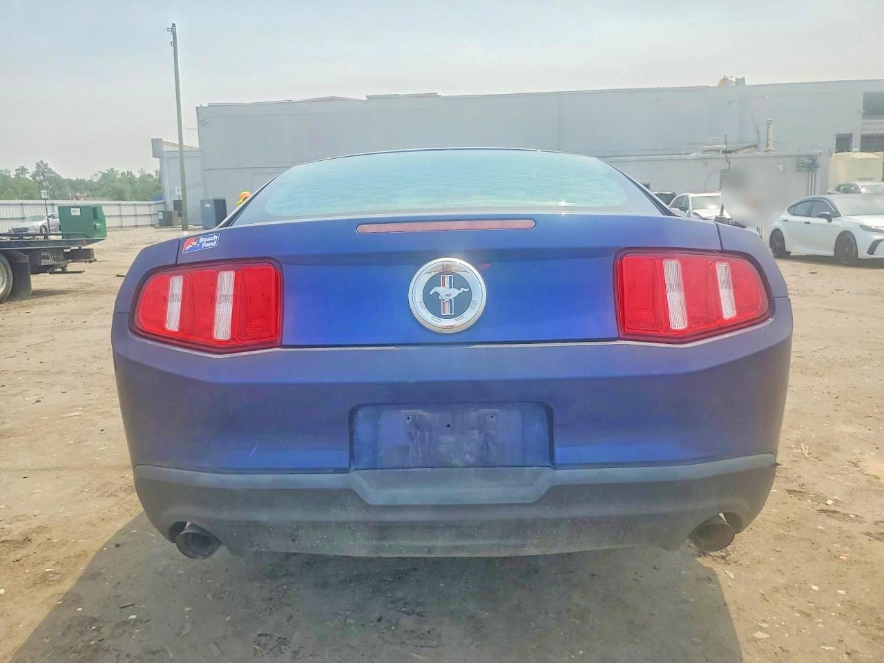 2012 Ford Mustang Blue vin: 1ZVBP8AM9C5255688