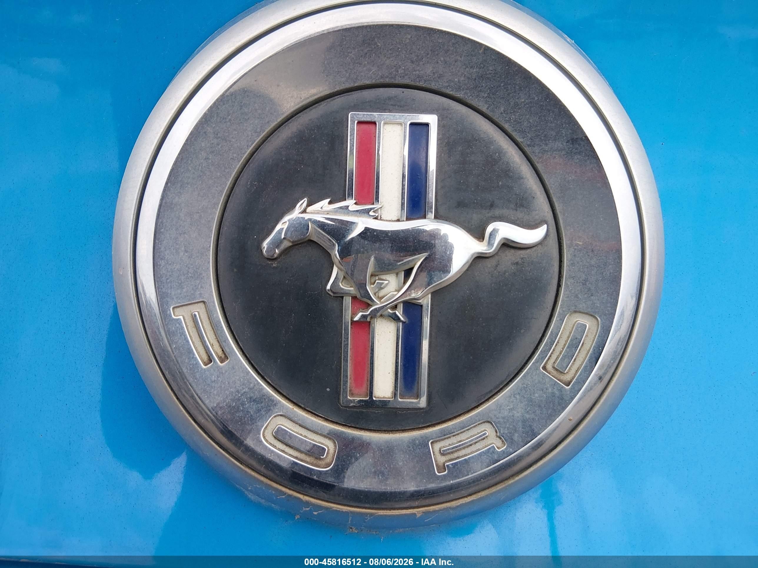 2012 Ford Mustang V6 Premium Blue vin: 1ZVBP8AM9C5269803