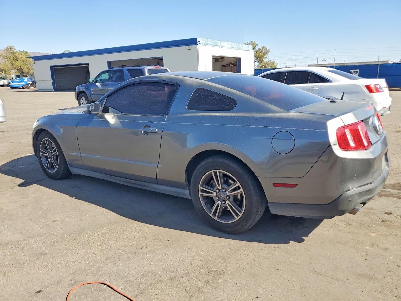2012 Ford Mustang Gray vin: 1ZVBP8AM9C5279098