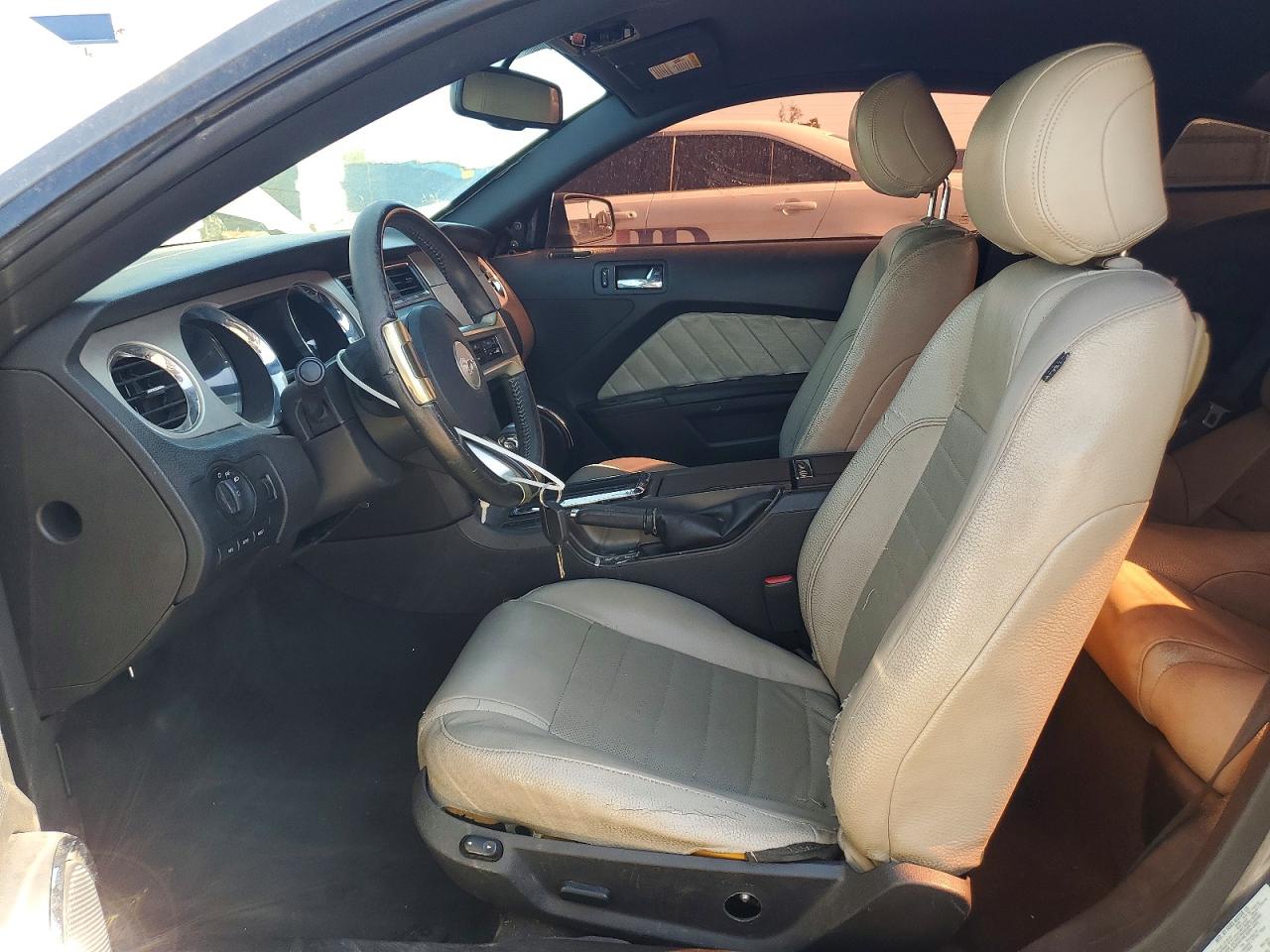 2012 Ford Mustang Gray vin: 1ZVBP8AM9C5279098