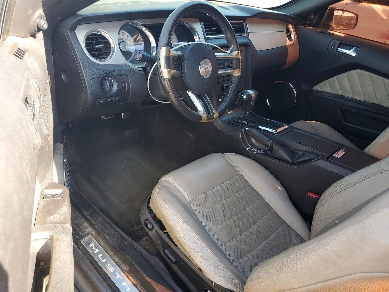 2012 Ford Mustang Gray vin: 1ZVBP8AM9C5279098