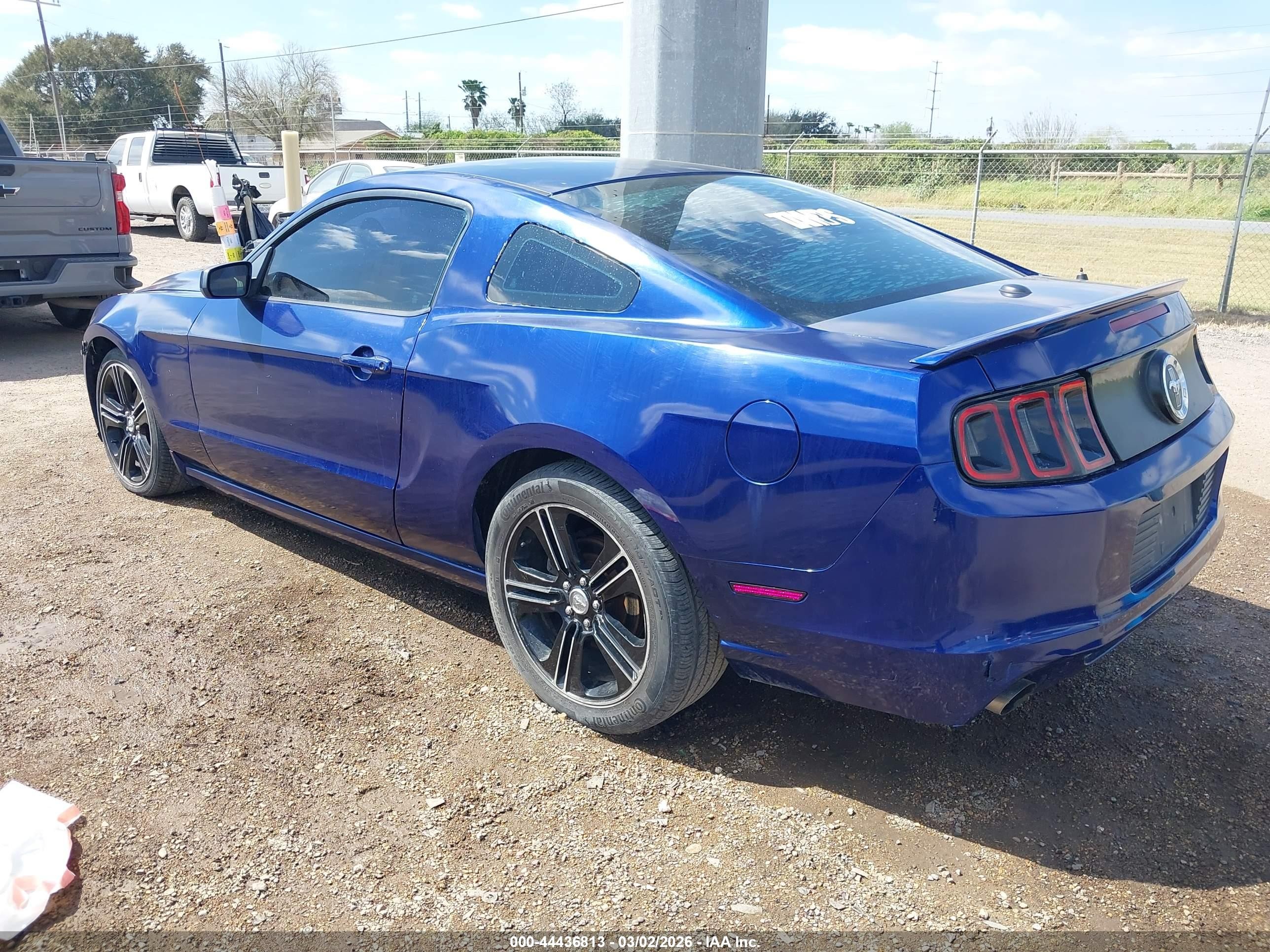 2013 Ford Mustang V6 Premium Blue vin: 1ZVBP8AM9D5230033