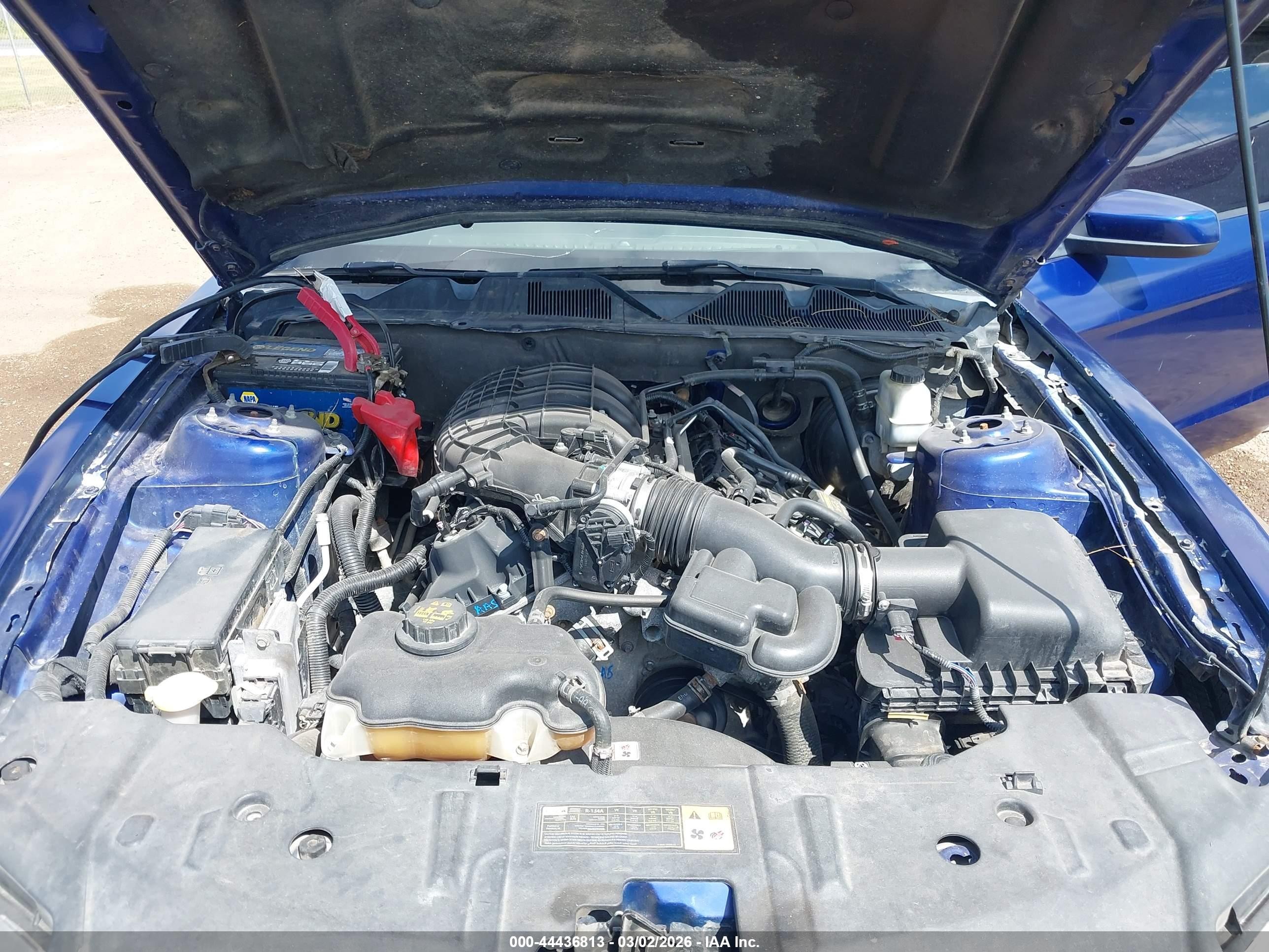 2013 Ford Mustang V6 Premium Blue vin: 1ZVBP8AM9D5230033