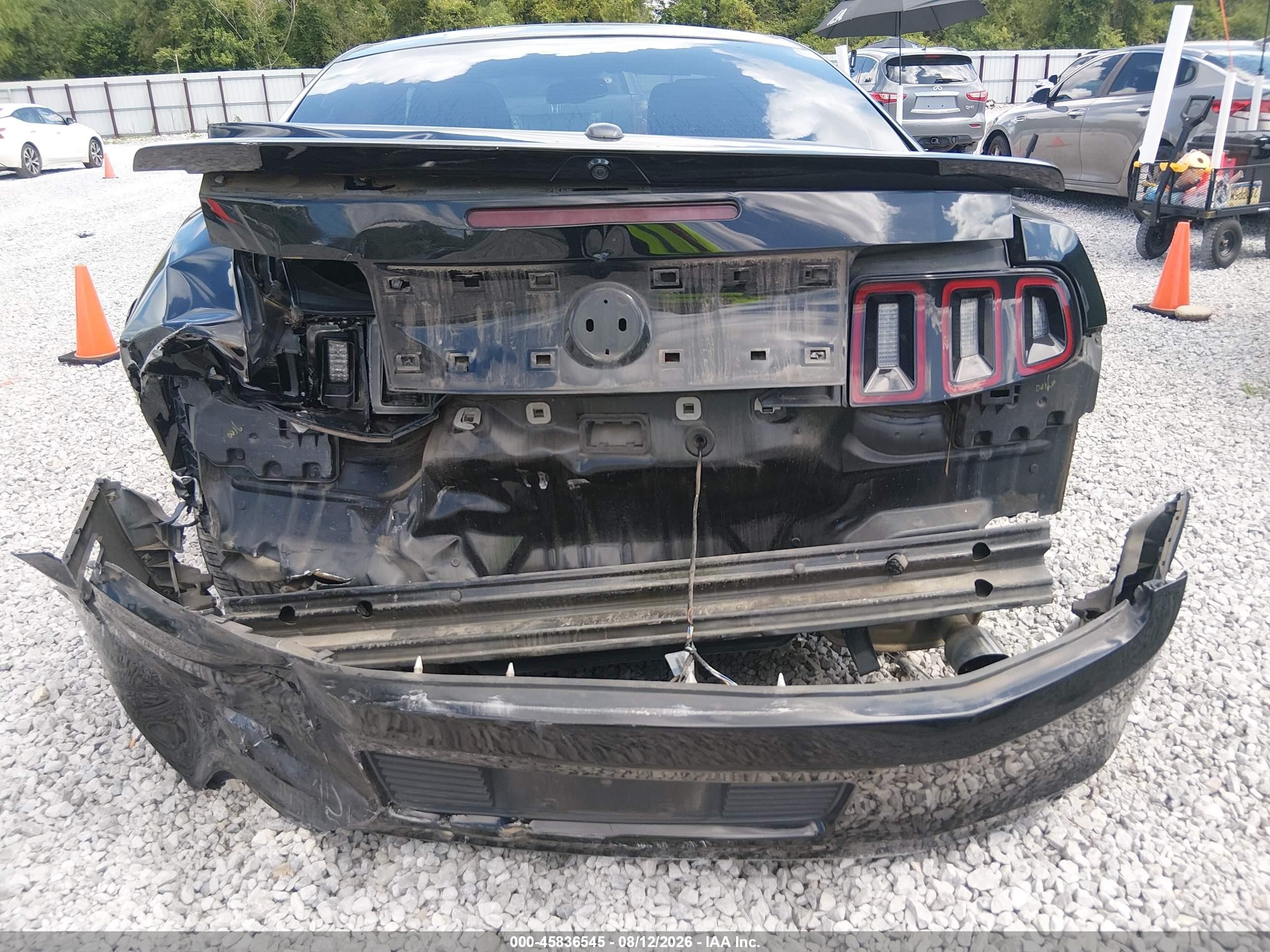 2013 Ford Mustang V6 Premium Black vin: 1ZVBP8AM9D5249472