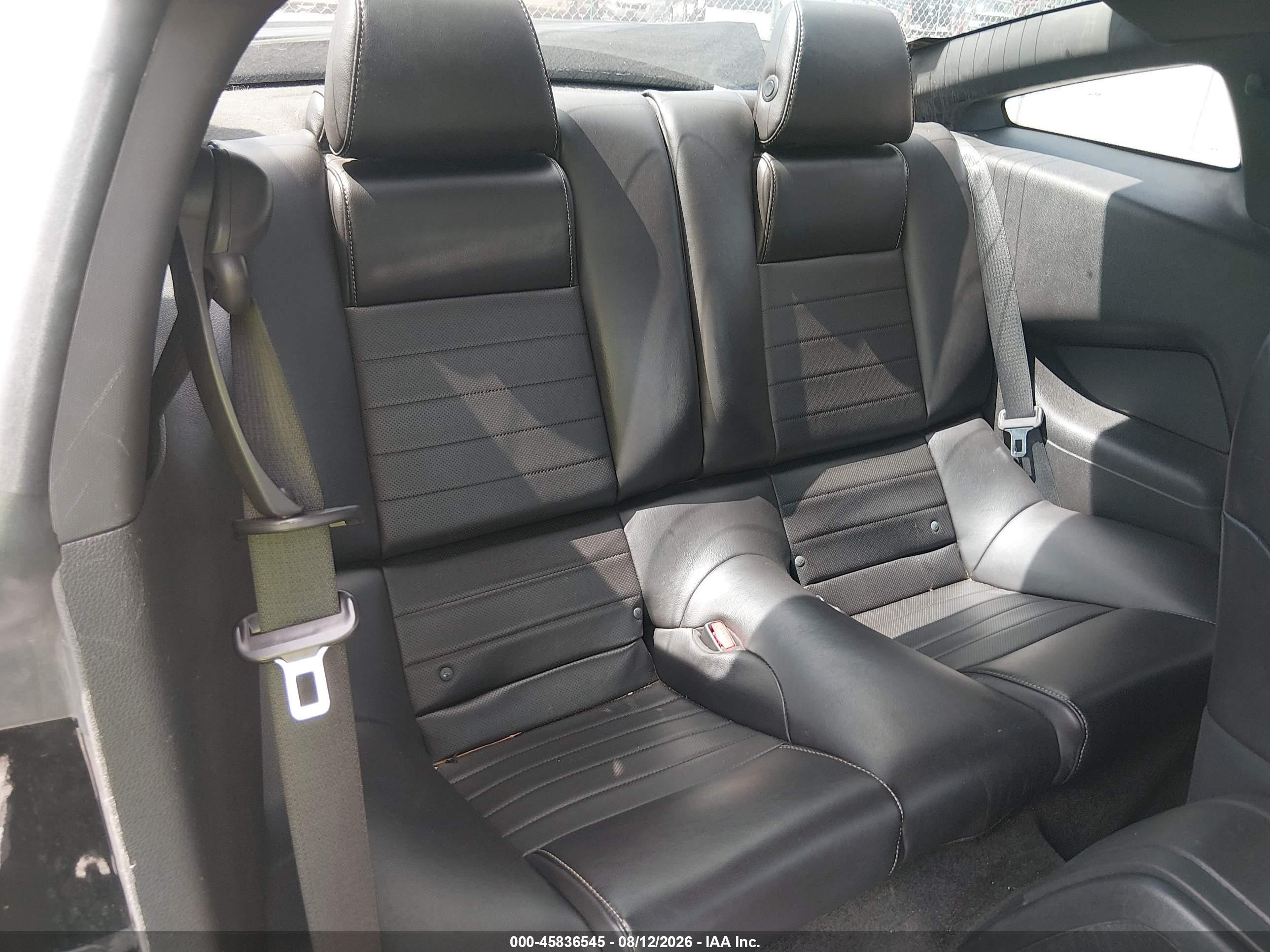2013 Ford Mustang V6 Premium Black vin: 1ZVBP8AM9D5249472